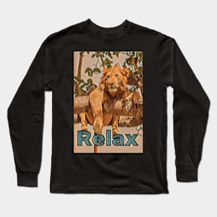 Relaxed lion Long Sleeve T-Shirt